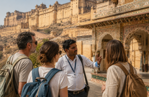 Guía española en la India