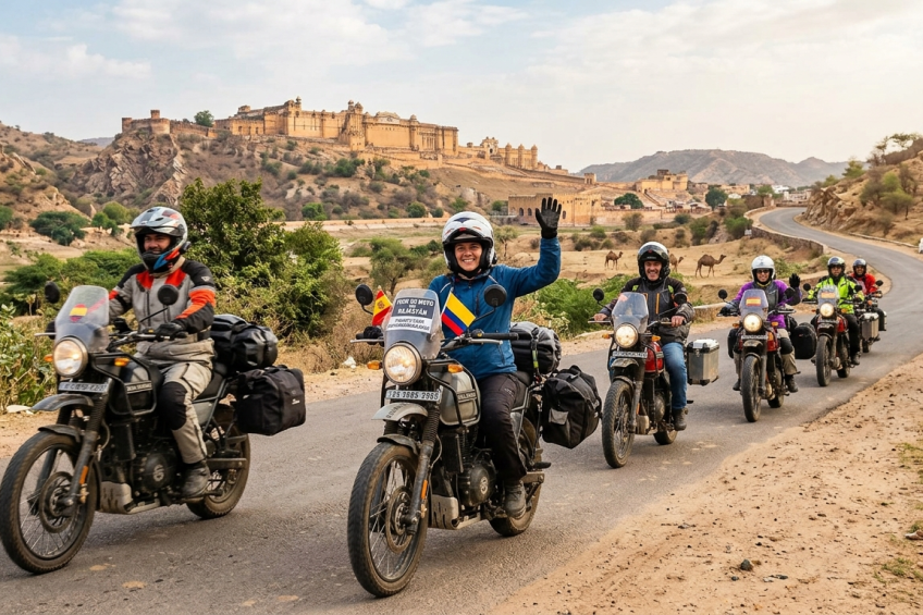 Viaje moto Rajasthan India