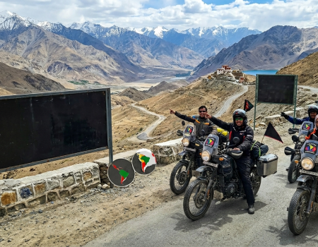 Ruta de aventura en moto Leh Ladakh