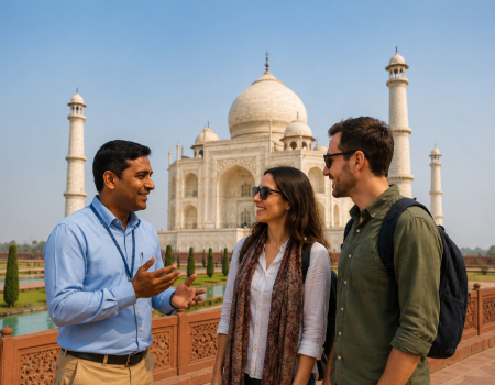 Guía de habla hispana en la India
