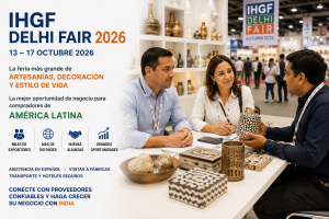 IHGF Delhi Fair 2026 en India para compradores de América Latina
