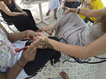 Tatuajes de Henna en embarazadas